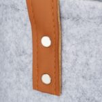 Cos de rufe, 45 x 30 cm, capacitate 28L, gri - imagine 7