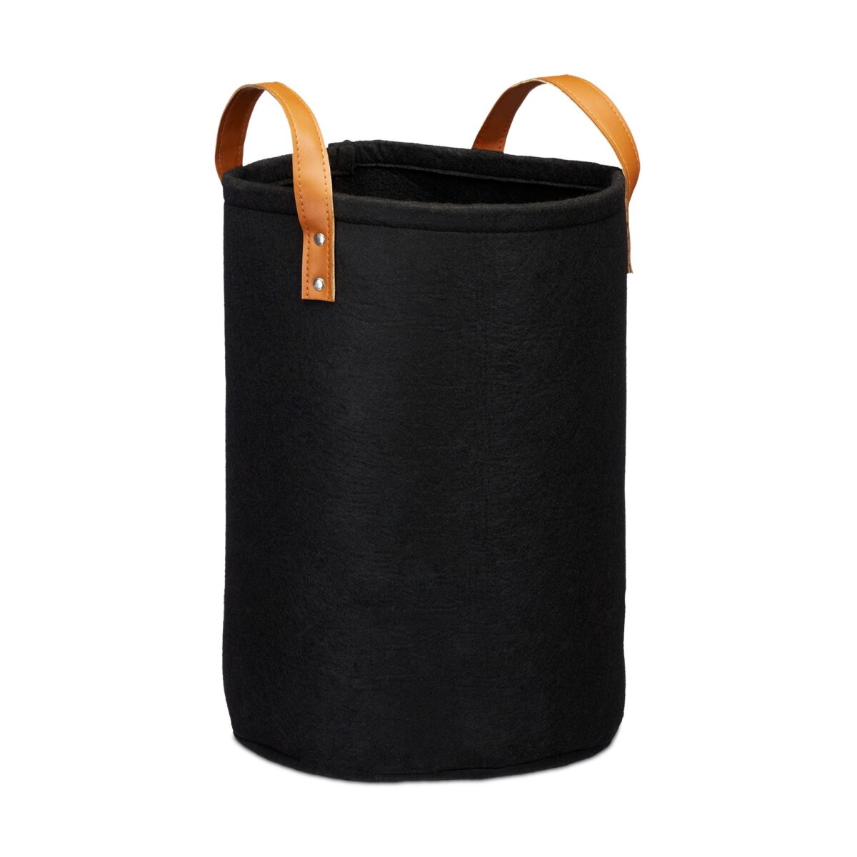 Cos de rufe, 45 x 30 cm, capacitate 28L, negru - imagine 9