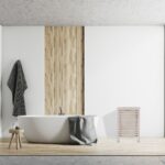Cos de rufe din lemn, capacitate 52L, 65,5 x 45 x 45 cm, crem - imagine 7