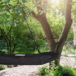 Leagan copii si adulti, tip cuib, pentru 2 persoane, negru, Relaxdays - imagine 3