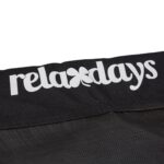 Leagan copii si adulti, tip cuib, pentru 2 persoane, negru, Relaxdays - imagine 8