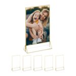 Suport meniu, display plastic pentru prezentare, 6 bucati,  format A5, transparent