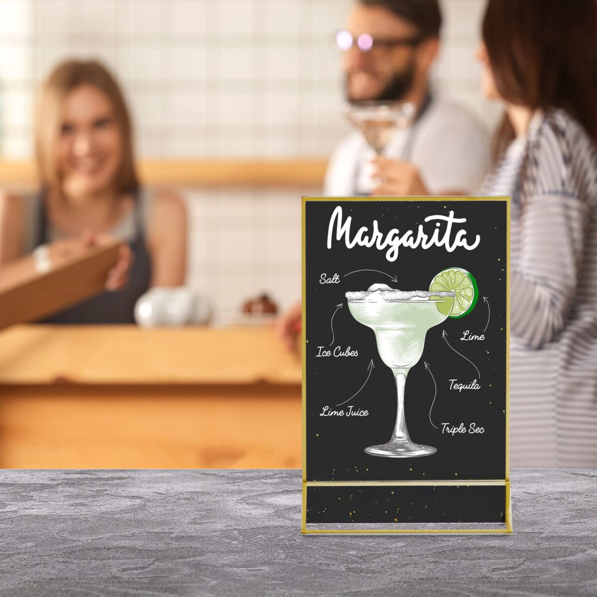 Suport meniu, display plastic pentru prezentare, 6 bucati,  format A5, transparent - imagine 4
