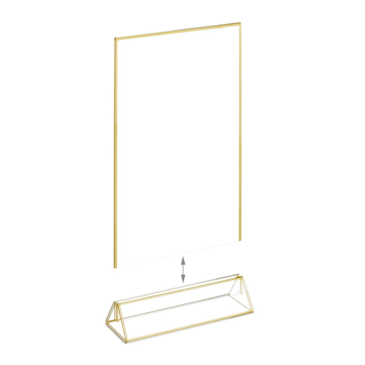 Suport meniu, display plastic pentru prezentare, 6 bucati,  format A5, transparent - imagine 7