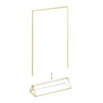 Suport meniu, display plastic pentru prezentare, 6 bucati,  format A5, transparent - imagine 7