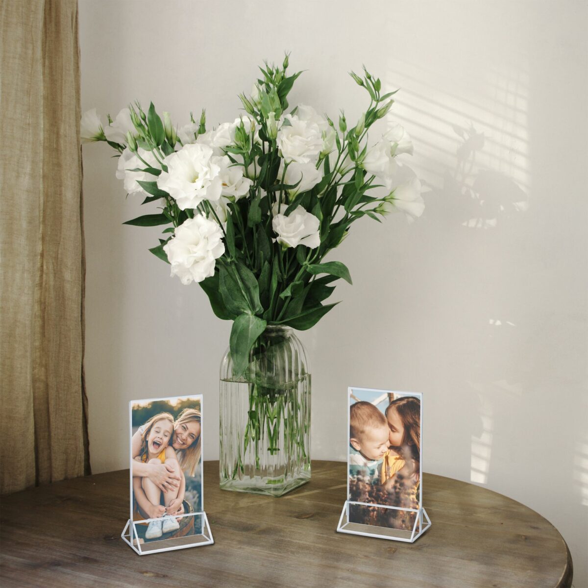 Suport meniu, display plastic pentru prezentare, 6 bucati,  format A6, acryl - imagine 3