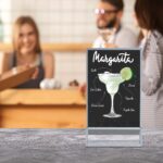 Suport meniu, display plastic pentru prezentare, 6 bucati,  format A6, acryl - imagine 4