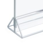 Suport meniu, display plastic pentru prezentare, 6 bucati,  format A6, acryl - imagine 8