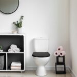Capac de toaleta negru, coborare automata, Duroplast, Relaxdays - imagine 4
