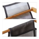 Raft de baie, cos de rufe extensibil, 4 rafturi, bambus/poliester, 80 x 100 x 32 cm - imagine 8