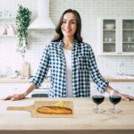 Platou din bambus, cu maner, pentru servire pizza/aperitiv, 1 x 50 x 38 cm - imagine 7