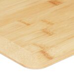 Platou din bambus, cu maner, pentru servire pizza/aperitiv, 1 x 50 x 38 cm - imagine 4