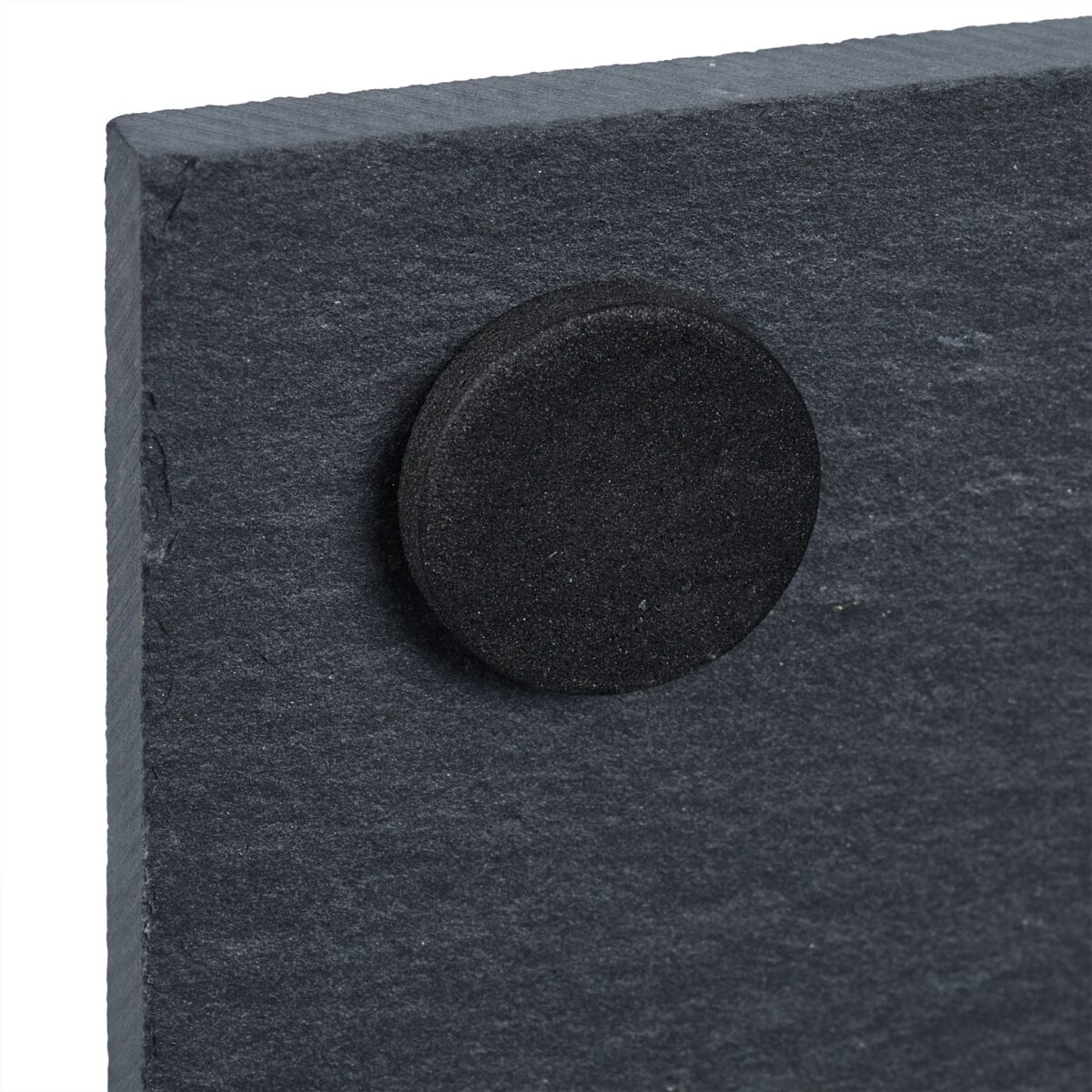 Suport pentru pahare/coastere, ardezie, 8 bucati, cu suport din bambus, 10 x 10 cm, antracit/natur - imagine 9