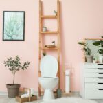 Suport hartie igienica cu loc de rezerve, din bambus, 72 x 17,5 x 24 cm - imagine 2