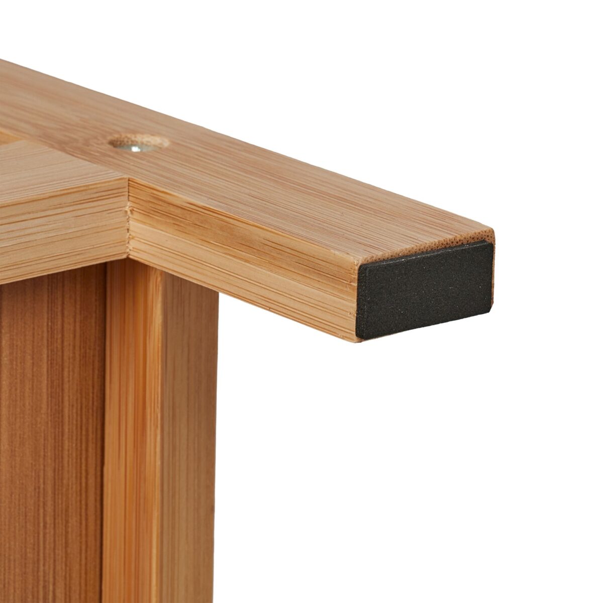 Suport hartie igienica cu loc de rezerve, din bambus, 72 x 17,5 x 24 cm - imagine 6