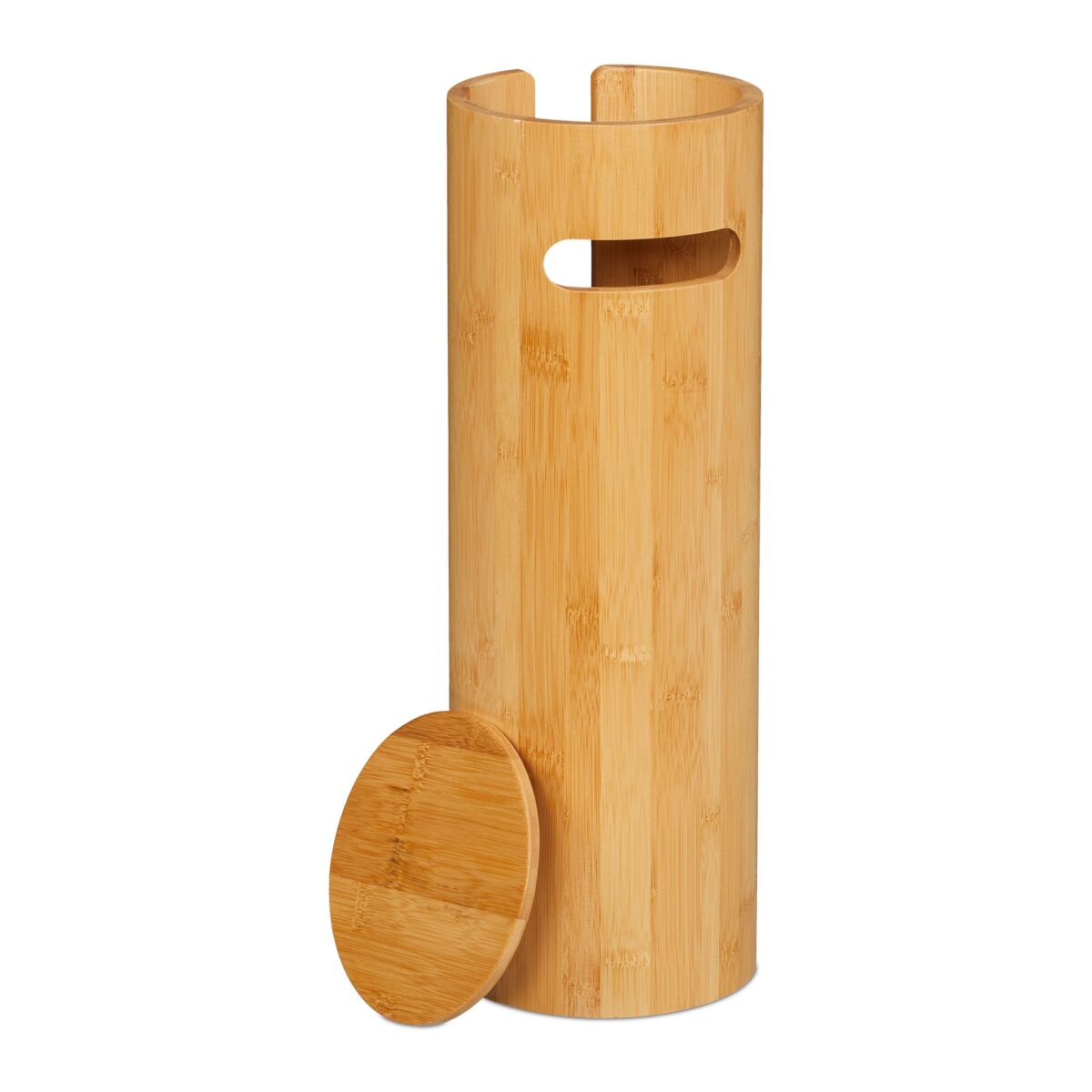 Suport din bambus pentru hartie igienica, 42 x 14,5 cm - imagine 4