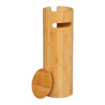 Suport din bambus pentru hartie igienica, 42 x 14,5 cm - imagine 4