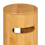 Suport din bambus pentru hartie igienica, 42 x 14,5 cm - imagine 5