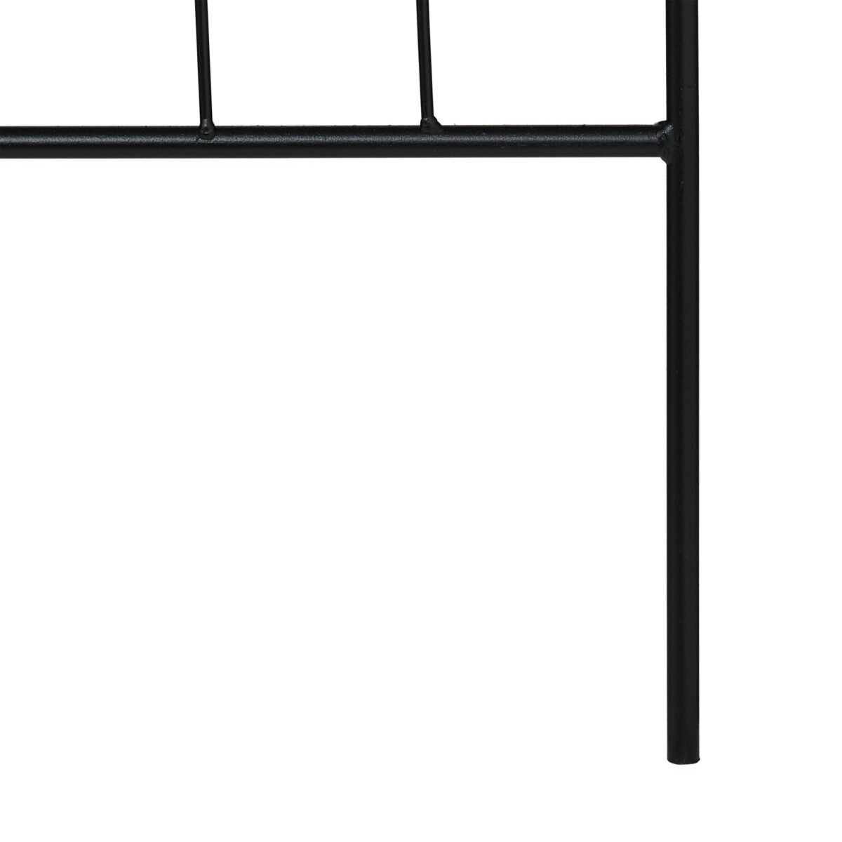 Set 2 spaliere decorative, pentru plante, clopotel vant, 170 x 45 x 4 cm, negru - imagine 8