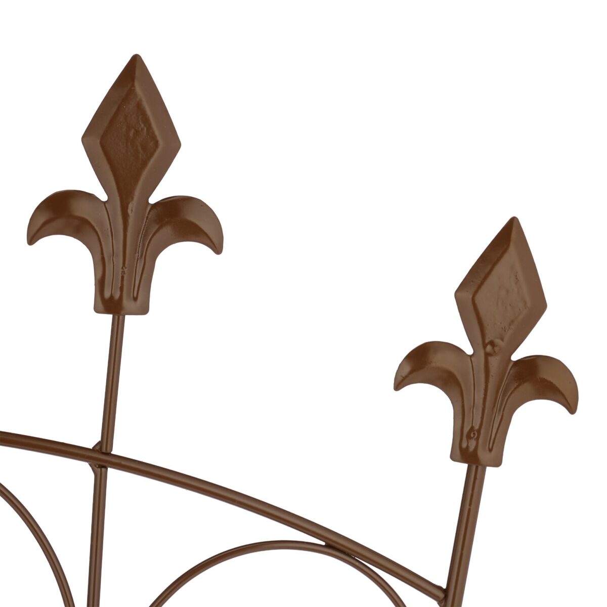Set 2 spaliere de trandafiri, design frantuzesc, 145 x 54 x 1 cm, maro antichizat - imagine 6
