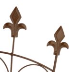 Set 2 spaliere de trandafiri, design frantuzesc, 145 x 54 x 1 cm, maro antichizat - imagine 6