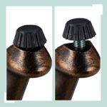 Masa pentru balcon/terasa, aluminiu, negru/bronz,  53 x 53,5 x 53,5 cm - imagine 8