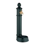 Cismea antica de gradina, verde, 83 cm, aluminiu, Relaxdays