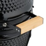 Gratar cuptor Kamado din ceramica, termometru integrat, supape de ventilatie, multifunctional - imagine 6