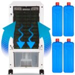 Racitor de aer portabil Monzana, 4 in 1, ventilator, ionizator cu umidificare și purificare a aerului, 75 W - imagine 3