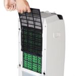Racitor de aer portabil Monzana, 4 in 1, ventilator, ionizator cu umidificare și purificare a aerului, 75 W - imagine 5