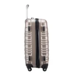Set 4 trolere de diferite dimensiuni, S-M-L-XL, ABS, roti robuste, rotatie de 360°, bej - imagine 6