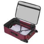 Set 3 trolere si 2 genti cosmetice, Atena, L-M, poliester, rosu - imagine 4
