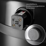 Cos de gunoi cu senzor deschidere-inchidere, Monzana®, 30 L, otel, negru - imagine 4