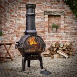 Semineu pentru terasa, gradina, din fonta, 112 cm, Gardebruk® - imagine 5