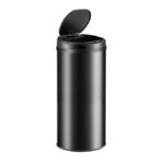 Cos de gunoi cu senzor deschidere-inchidere, Monzana®, 30 L, otel, negru - imagine 2