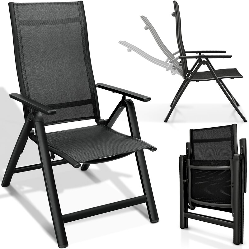 tillvex-gartenstuhl-premium-1-stueck-schwarz-klappbar-aus-aluminium-hochlehner-mit-armlehnen-klappstuhl-verstellbar-klappsessel-balkon-garten-terrasse