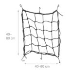 Plasa elastica, 2 bucati, cu carlige pentru fixare, Relaxdays - imagine 7