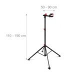 Suport reglabil pentru repararea bicicletelor, inaltime 110-190 cm, Relaxdays - imagine 3