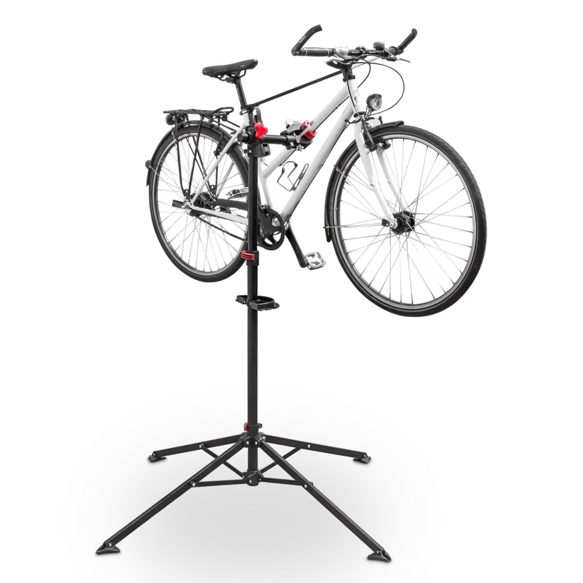 Suport reglabil pentru repararea bicicletelor, inaltime 110-190 cm, Relaxdays - imagine 8
