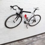 Suport bicicleta, pentru perete, 10 x 14,5 cm, metalic, Relaxdays