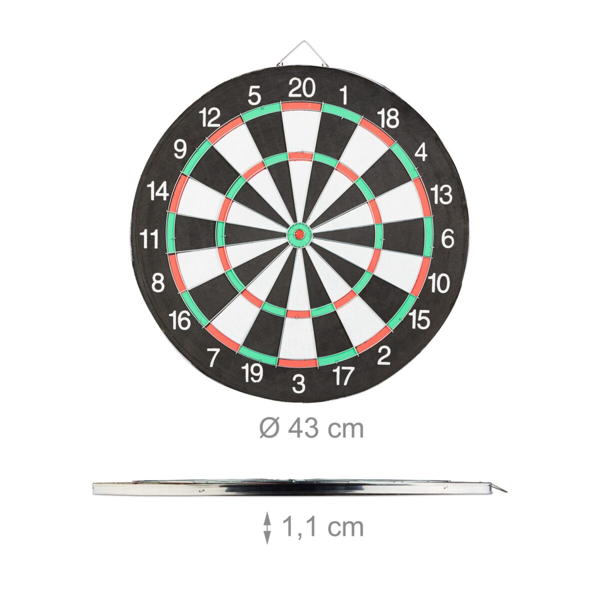 Tabla de darts „Board X1”, diametru placa 43 cm, 6 sageti - imagine 5