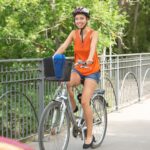 Cos metalic pentru bicicleta, cu maner, 7 x 34,5 x 26 cm, Relaxdays - imagine 2