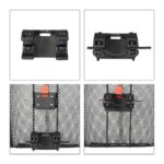 Cos metalic pentru bicicleta, cu maner, 7 x 34,5 x 26 cm, Relaxdays - imagine 6