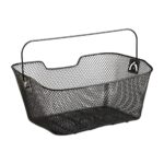 Cos metalic pentru bicicleta, cu maner, 19 x 41 x 30 cm Relaxdays