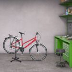 Suport reglabil pentru repararea bicicletelor, 63,5 x 32 x 35 cm, Relaxdays - imagine 2