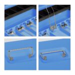 Caseta valori pentru bancnote si monede, albastru, 8,5 x 30,5 x 24,5 cm - imagine 8