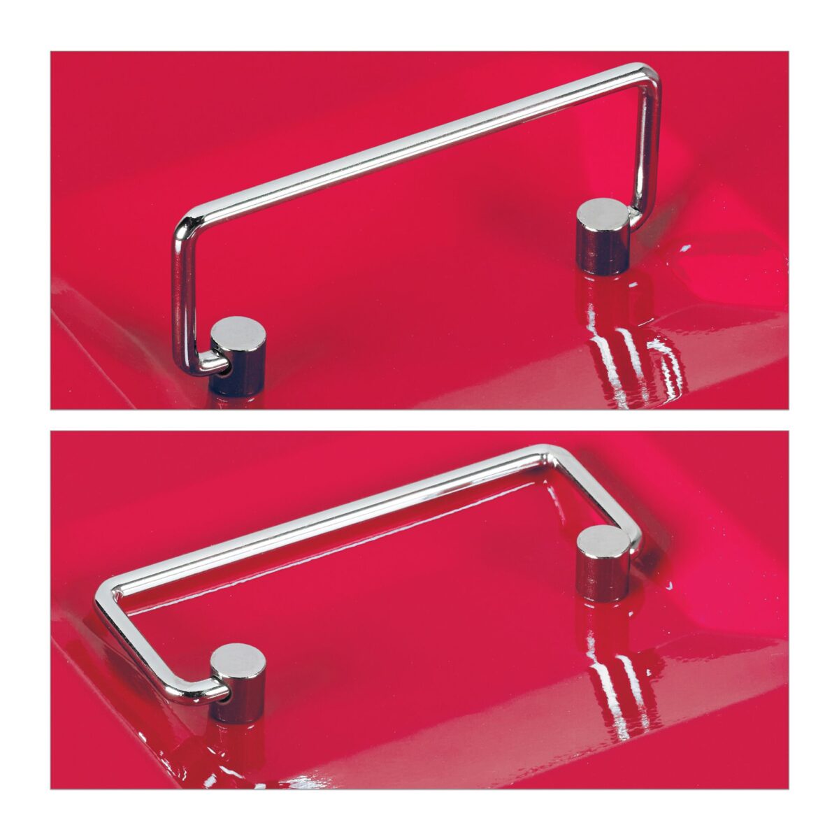 Caseta bani pentru monede si bancnote, rosu, 8.5 x 30.5 x 24.5 cm - imagine 9