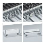 Caseta bani pentru monede si bancnote, gri deschis, 8.5 x 30.5 x 24.5 cm - imagine 8