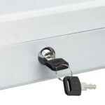 Caseta bani pentru monede si bancnote, gri deschis, 8.5 x 30.5 x 24.5 cm - imagine 9