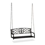 Leagan tip banca, capacitate 2 persoane, 197 x 133 x 58 cm, Relaxdays - imagine 9